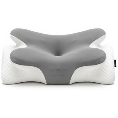 COSYLAND Oreiller de nuque en mousse à mémoire de forme Coussin orthopédique et ergonomique Coussin de soutien de la nuque comme coussin de sommeil pour les personnes dormant sur le côté, le dos COSYLAND Oreiller de nuque en mousse à mémoire de forme Coussin orthopédique et ergonomique Coussin de soutien de la nuque comme coussin de sommeil pour les personnes dormant sur le côté, le dos