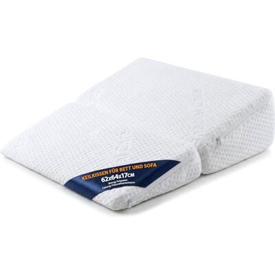 Totsy Baby Coussin de Lecture pour Lit & Triangulaire Tête de Lit 64x62 cm Oreiller Anti Reflux Rehausseur Matelas Adulte – Housse Lavable Öko-Tex Totsy Baby Coussin de Lecture pour Lit & Triangulaire Tête de Lit 64x62 cm Oreiller Anti Reflux Rehausseur Matelas Adulte – Housse Lavable Öko-Tex