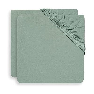 Jollein Drap housse Matelas Boxed Jersey 75x95cm Ash Green 2 pièces Jollein Drap housse Matelas Boxed Jersey 75x95cm Ash Green 2 pièces