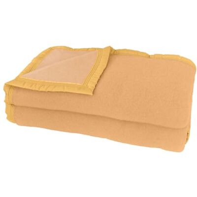 Poyet Motte Made In France Couverture Laine Mais/Champagne 240 x 260 cm POYET MOTTE Gamme Aubisque Made in France Poyet Motte Made In France Couverture Laine Mais/Champagne 240 x 260 cm POYET MOTTE Gamme Aubisque Made in France