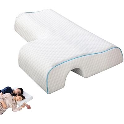 MAGIC SELECT Oreiller en Mousse à Mémoire pour Couple. Coussin Ergonomique avec Poche pour Dormir sur le Côté à Droite. Housse en Polyester Lavable. Oreiller pour Dormir Seul ou à Deux. MAGIC SELECT Oreiller en Mousse à Mémoire pour Couple. Coussin Ergonomique avec Poche pour Dormir sur le Côté à Droite. Housse en Polyester Lavable. Oreiller pour Dormir Seul ou à Deux.