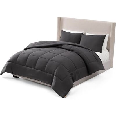 UGG Leonora Parure de lit avec 2 taies d'oreiller Couverture alternative légère en duvet réversible confortable et chaude pour toutes les saisons, lavable et hypoallergénique, lit double/grand lit, UGG Leonora Parure de lit avec 2 taies d'oreiller Couverture alternative légère en duvet réversible confortable et chaude pour toutes les saisons, lavable et hypoallergénique, lit double/grand lit,