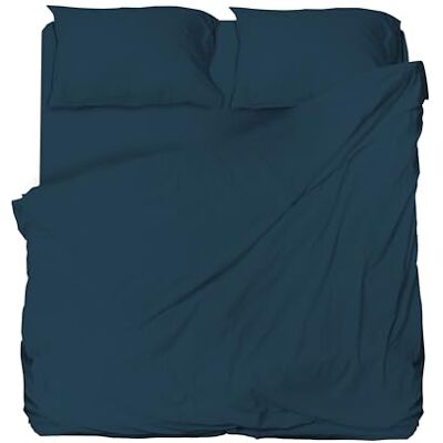 hermet Parure de lit double en microfibre, Avio, parure de lit, drap plat, drap plat, paire de taies d'oreiller, Winner hermet Parure de lit double en microfibre, Avio, parure de lit, drap plat, drap plat, paire de taies d'oreiller, Winner