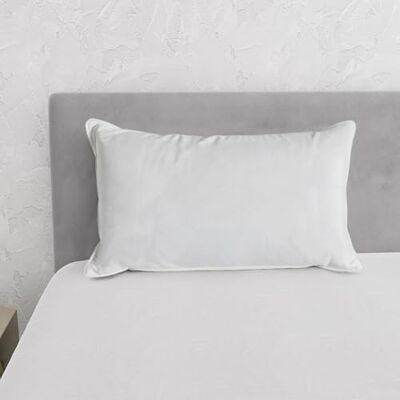 Italian Bed Linen Coussin cervical Plume100, fabriqué en Italie, coussin de lit, coussin cervical pour dormir, 50 x 80 cm, ergonomique Italian Bed Linen Coussin cervical Plume100, fabriqué en Italie, coussin de lit, coussin cervical pour dormir, 50 x 80 cm, ergonomique