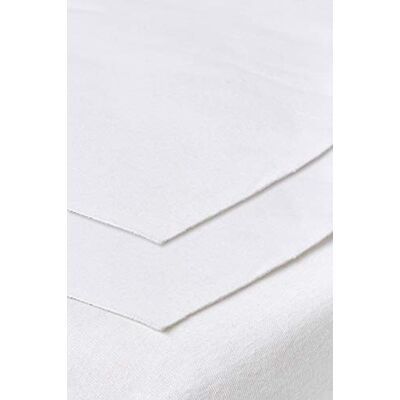 MEYCO Baby alèse en molleton pour berceau, 2 pièces (protège-matelas 100% coton avec couche intermédiaire en PU, doux & confortable, imperméable & respirant, taille : 40 x 50 cm), White MEYCO Baby alèse en molleton pour berceau, 2 pièces (protège-matelas 100% coton avec couche intermédiaire en PU, doux & confortable, imperméable & respirant, taille : 40 x 50 cm), White