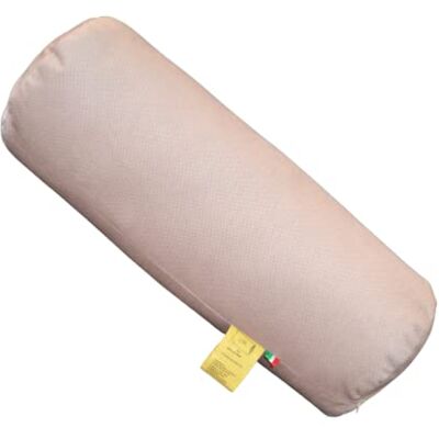 GM Oreiller cervical cylindrique pour le cou, le dos et les jambes 40x15 cm Fabriqué en Italie avec housse en tissu résistant à l'eau et aux taches Beige GM Oreiller cervical cylindrique pour le cou, le dos et les jambes 40x15 cm Fabriqué en Italie avec housse en tissu résistant à l'eau et aux taches Beige