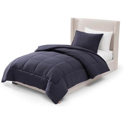UGG Leonora Parure de lit avec 1 taie d'oreiller Couverture alternative légère en duvet réversible toutes saisons, lavable et hypoallergénique pour dortoir universitaire Lit simple/simple XL - UGG Leonora Parure de lit avec 1 taie d'oreiller Couverture alternative légère en duvet réversible toutes saisons, lavable et hypoallergénique pour dortoir universitaire Lit simple/simple XL -