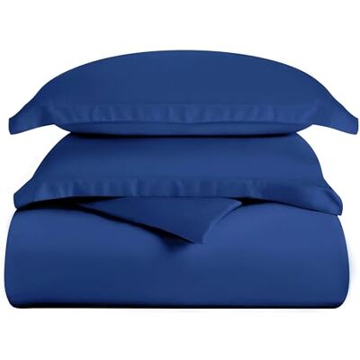 Superior Home City Parure de lit Bleu marine Super king size Superior Home City Parure de lit Bleu marine Super king size