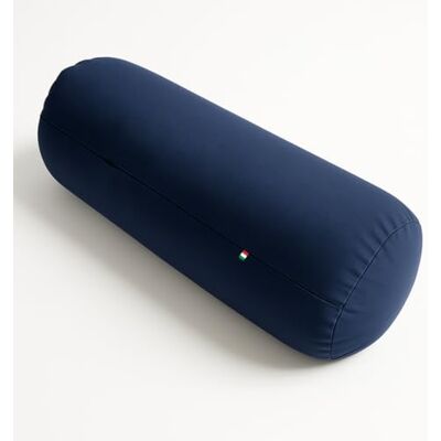 GM Oreiller cervical cylindrique pour le cou, le dos et les jambes 40x15 cm Fabriqué en Italie avec housse en tissu résistant à l'eau et aux taches Bleu GM Oreiller cervical cylindrique pour le cou, le dos et les jambes 40x15 cm Fabriqué en Italie avec housse en tissu résistant à l'eau et aux taches Bleu