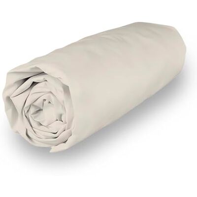 Soleil d'ocre , Drap housse en polycoton 90x200 cm PERCALE lin, Idéal Location saisonnière et Hotellerie Soleil d'ocre , Drap housse en polycoton 90x200 cm PERCALE lin, Idéal Location saisonnière et Hotellerie