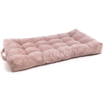 Ecopuf Matelas de Sol pour Enfants Coussin de Sol pour Chambre d'Enfant Matelassé, en Velours Côtelé, 70x120x15cm Grand Format, avec Poignée SZ61 Rose poudré Ecopuf Matelas de Sol pour Enfants Coussin de Sol pour Chambre d'Enfant Matelassé, en Velours Côtelé, 70x120x15cm Grand Format, avec Poignée SZ61 Rose poudré