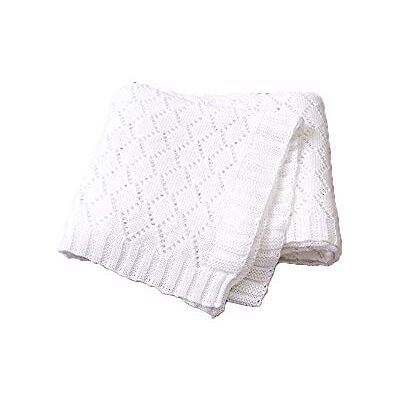 Surwin Couverture Bébé en Tricot, Couvertures Tissée de Moelleuses, Naissance Literie Bébé Chaud Hiver Gigoteuses d?emmaillotage pour Enfant Fille Garçon (80x100cm,blanc) Surwin Couverture Bébé en Tricot, Couvertures Tissée de Moelleuses, Naissance Literie Bébé Chaud Hiver Gigoteuses d?emmaillotage pour Enfant Fille Garçon (80x100cm,blanc)