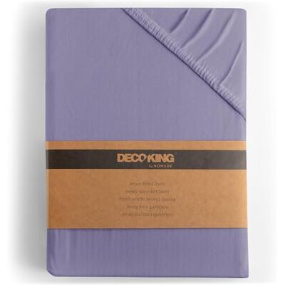 DecoKing Drap-Housse 120x200-140x200 cm 100% Coton Peigné Jersey Doux Drap Housse 120x200cm 140x200cm Lavande Amber DecoKing Drap-Housse 120x200-140x200 cm 100% Coton Peigné Jersey Doux Drap Housse 120x200cm 140x200cm Lavande Amber
