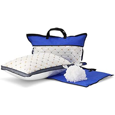MAKOSAS New Lot de 2 oreillers, Housse 100% Coton, Rembourrage en Microfibre de Haute qualité, Coussin de Couchage Ferme et de Soutien, Oreiller de lit pour Personnes allergiques, Respirant (40 x 60 cm) MAKOSAS New Lot de 2 oreillers, Housse 100% Coton, Rembourrage en Microfibre de Haute qualité, Coussin de Couchage Ferme et de Soutien, Oreiller de lit pour Personnes allergiques, Respirant (40 x 60 cm)