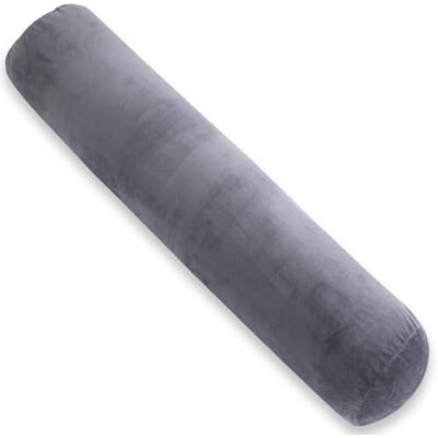 AS AWESLING Oreiller de corps pour adultes, coussin cervical long et rond, traversin pour dormir, coussin de corps pour dormeur latéral avec housse (gris, 120 x 20 cm) AS AWESLING Oreiller de corps pour adultes, coussin cervical long et rond, traversin pour dormir, coussin de corps pour dormeur latéral avec housse (gris, 120 x 20 cm)
