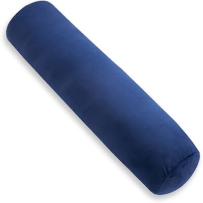 AS AWESLING Oreiller de corps pour adultes, coussin cervical long rond pour dormir, traversin latéral, coussin de corps avec housse (90 x 20 cm, bleu) AS AWESLING Oreiller de corps pour adultes, coussin cervical long rond pour dormir, traversin latéral, coussin de corps avec housse (90 x 20 cm, bleu)