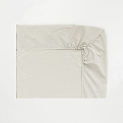 Origin Écorce Drap Housse, Bambou, Crème, 160 x 200 cm Origin Écorce Drap Housse, Bambou, Crème, 160 x 200 cm