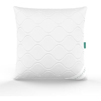 KNERST ® Oreiller 65x65 Lot de 2 Coussin confortable pour dormir Coussin de canapé Oreiller ferme adaptés aux personnes allergiques Lavable à 95°C pour une hygiène maximale Pillow KNERST ® Oreiller 65x65 Lot de 2 Coussin confortable pour dormir Coussin de canapé Oreiller ferme adaptés aux personnes allergiques Lavable à 95°C pour une hygiène maximale Pillow