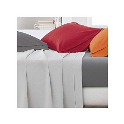 Gabel Drap-Housse en Percale, Plusieurs Coloris Disponibles 200x125x0.3 cm Bianco Gabel Drap-Housse en Percale, Plusieurs Coloris Disponibles 200x125x0.3 cm Bianco