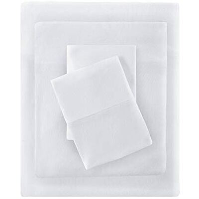 Intelligent Design Conception Intelligente Id20–687 Mélange de Coton Jersey Knit de lit Double Blanc, Twin Intelligent Design Conception Intelligente Id20–687 Mélange de Coton Jersey Knit de lit Double Blanc, Twin