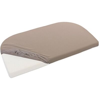 babybay Drap-Housse en Jersey Deluxe Convient pour Modèle Rallonge Latérale Original Maxi Midi/Boxspring Nougat 1 Unité babybay Drap-Housse en Jersey Deluxe Convient pour Modèle Rallonge Latérale Original Maxi Midi/Boxspring Nougat 1 Unité