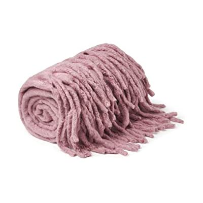 MEYCO Home Uni Plaid, couverture en laine (douce et légère, utilisation polyvalente, couverture 100% acrylique, entretien facile, design impressionnant, taille : 130 x 170 cm), violet MEYCO Home Uni Plaid, couverture en laine (douce et légère, utilisation polyvalente, couverture 100% acrylique, entretien facile, design impressionnant, taille : 130 x 170 cm), violet
