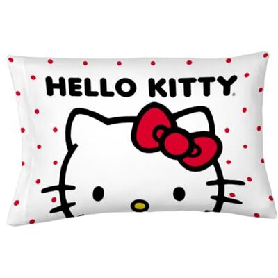 Franco Hello Kitty Beauty Taie d'oreiller standard en satin soyeux 50,8 x 76,2 cm pour les cheveux et la peau, (produit sous licence officielle) par Franco Hello Kitty Beauty Taie d'oreiller standard en satin soyeux 50,8 x 76,2 cm pour les cheveux et la peau, (produit sous licence officielle) par