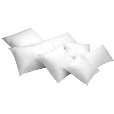 Todocama Pack de 2 unités. Rembourrage de Coussin en Fibre Creuse siliconée de Grand Volume. Hypoallergénique. Disponible dans Toutes Les Dimensions. (Lot de 2 unités 50 x 50 cm) Todocama Pack de 2 unités. Rembourrage de Coussin en Fibre Creuse siliconée de Grand Volume. Hypoallergénique. Disponible dans Toutes Les Dimensions. (Lot de 2 unités 50 x 50 cm)