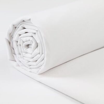 A-Express Tissu 100 % coton 150 cm de large Vendu au mètre Idéal pour le matelassage, la couture, la couture, les doublures de rideaux, les fourre-tout, la literie, les taies d'oreiller Blanc A-Express Tissu 100 % coton 150 cm de large Vendu au mètre Idéal pour le matelassage, la couture, la couture, les doublures de rideaux, les fourre-tout, la literie, les taies d'oreiller Blanc