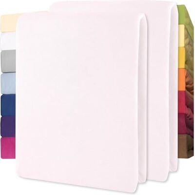 CelinaTex Lucina for Kids Drap Housse pour Petit Enfant Double Pack 60 x 120-70 x 140 cm Drap Housse en coton blanc neige CelinaTex Lucina for Kids Drap Housse pour Petit Enfant Double Pack 60 x 120-70 x 140 cm Drap Housse en coton blanc neige