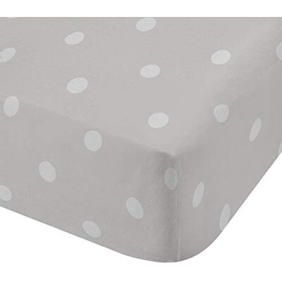 Catherine Lansfield Canterbury Grey Drap housse et taie d'oreiller blanc 90 x 200 + 50 x 80 cm Catherine Lansfield Canterbury Grey Drap housse et taie d'oreiller blanc 90 x 200 + 50 x 80 cm