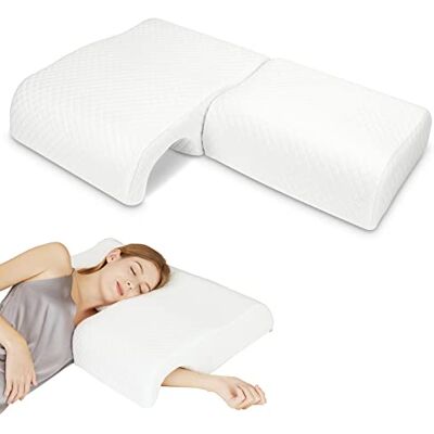 HOMCA Oreiller Ergonomique en Mousse à Mémoire Oreiller de Repos Romantique pour Couple Coussin Cervical Oreiller pour Le Bras HOMCA Oreiller Ergonomique en Mousse à Mémoire Oreiller de Repos Romantique pour Couple Coussin Cervical Oreiller pour Le Bras