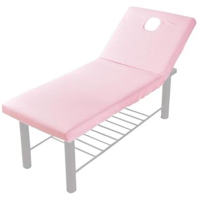 LUYSGBXR couvre-lit de massage drap housse pour lit de massage de couleur pure, élastique, complet pour spa, bandeau pour lit en caoutchouc, couvre-trou, traitement pour le visage(Pink) LUYSGBXR couvre-lit de massage drap housse pour lit de massage de couleur pure, élastique, complet pour spa, bandeau pour lit en caoutchouc, couvre-trou, traitement pour le visage(Pink)