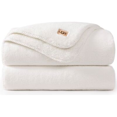 UGG Whitecap Couverture en peluche pour canapé ou lit Décoration d'intérieur confortable et confortable Couverture douce et luxueuse pour le salon ou la chambre à coucher 127 x 177,8 cm - UGG Whitecap Couverture en peluche pour canapé ou lit Décoration d'intérieur confortable et confortable Couverture douce et luxueuse pour le salon ou la chambre à coucher 127 x 177,8 cm -