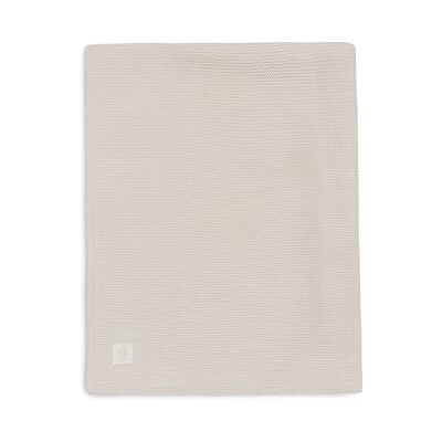 Jollein Couverture basique en tricot Oatmeal/velours 110 x 150 cm Coton Pour lit d'enfant TOG 2.0 Certifié Oeko-Tex Jollein Couverture basique en tricot Oatmeal/velours 110 x 150 cm Coton Pour lit d'enfant TOG 2.0 Certifié Oeko-Tex