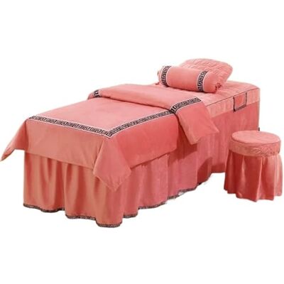 XPJYUA Parure de lit 4 pièces pour salon de beauté Couvre-lit épais et spa de massage (10, drap plat_80 x 190 cm) XPJYUA Parure de lit 4 pièces pour salon de beauté Couvre-lit épais et spa de massage (10, drap plat_80 x 190 cm)