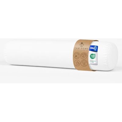 FH FAM' HOME HOME COSINESS FAM’ HOME Traversin en microfibre douce, avec soutien optimal pour la nuque et la tête, coussin de garnissage respirant, régulateur d'humidité, antibactérien, 21 x 160 cm FH FAM' HOME HOME COSINESS FAM’ HOME Traversin en microfibre douce, avec soutien optimal pour la nuque et la tête, coussin de garnissage respirant, régulateur d'humidité, antibactérien, 21 x 160 cm