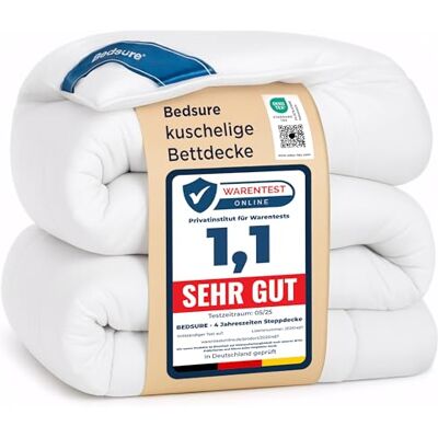 Bedsure Couette 260x240 Quatre Saisons Toute l'Année Couette 260x240cm 4 Saisons Certifiée Oeko-TEX 300GSM Weiß, Duvet Doux et Chaud pour Allergiques Bedsure Couette 260x240 Quatre Saisons Toute l'Année Couette 260x240cm 4 Saisons Certifiée Oeko-TEX 300GSM Weiß, Duvet Doux et Chaud pour Allergiques