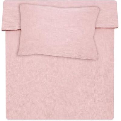 Totsy Baby Housse de Couette Bébé Mousseline 90 x 120 cm Coton – Parure de Lit avec Taie d'Oreiller 40 x 60 cm & Fermeture Éclair – Linge de Lit Enfant Mousseline Garçon Fille Oeko-Tex Rose poudré Totsy Baby Housse de Couette Bébé Mousseline 90 x 120 cm Coton – Parure de Lit avec Taie d'Oreiller 40 x 60 cm & Fermeture Éclair – Linge de Lit Enfant Mousseline Garçon Fille Oeko-Tex Rose poudré