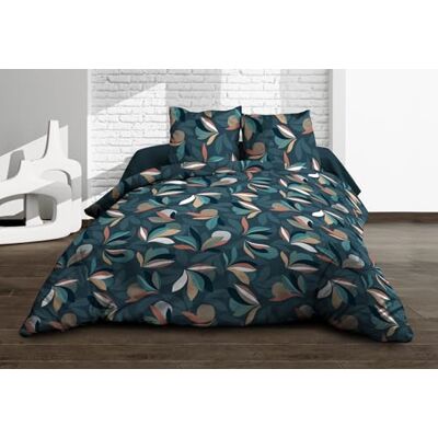 Le linge de Jules Parure Drap Plat + Drap-Housse 140x190 + 2 T Pur Coton 57 Fils Lena Le linge de Jules Parure Drap Plat + Drap-Housse 140x190 + 2 T Pur Coton 57 Fils Lena