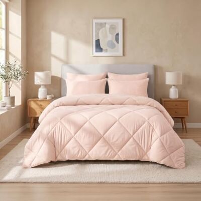 SLEEP COMFY Couette d'été 200 x 220 cm, en microfibre, sans housse, respirante, lavable et certifiée Oeko-Tex SLEEP COMFY Couette d'été 200 x 220 cm, en microfibre, sans housse, respirante, lavable et certifiée Oeko-Tex