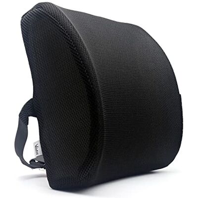 Valuetom Coussin de Soutien Lombaire avec Mousse à mémoire de Forme – Nouveau Design Ergonomique en Mousse Visco-élastique avec Tissu Frais Valuetom Coussin de Soutien Lombaire avec Mousse à mémoire de Forme – Nouveau Design Ergonomique en Mousse Visco-élastique avec Tissu Frais