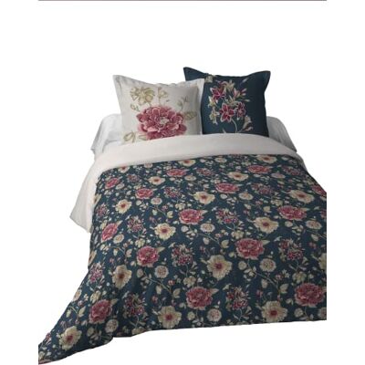 Ensemble de housse de couette en coton floral - Lovely Casa Ensemble de housse de couette en coton floral - Lovely Casa