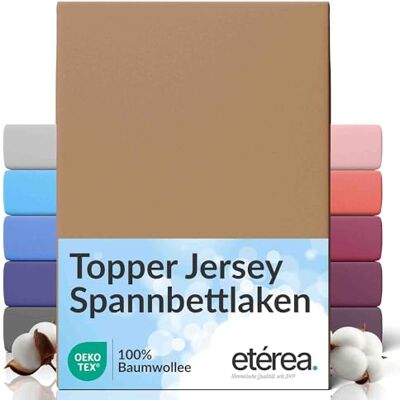 etérea Himmlische Qualität etérea Jersey Topper drap housse 140x200-160x200 cm Stuc Epaisseur 5-10 cm 100% coton Oekotex drap-housse matelas Lit housse de couette draps-de-lit 140x200cm 160x200cm Brun etérea Himmlische Qualität etérea Jersey Topper drap housse 140x200-160x200 cm Stuc Epaisseur 5-10 cm 100% coton Oekotex drap-housse matelas Lit housse de couette draps-de-lit 140x200cm 160x200cm Brun