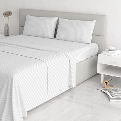 Ensemble de Linge de Lit Blanc - Made In Italy Ensemble de Linge de Lit Blanc - Made In Italy
