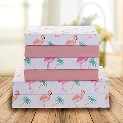 Elegant Comfort Parure de lit 4 pièces ultra douce en microfibre brossée double – Beaux motifs tropicaux et couleurs unies vives – Flamant rose, lit jumeau Elegant Comfort Parure de lit 4 pièces ultra douce en microfibre brossée double – Beaux motifs tropicaux et couleurs unies vives – Flamant rose, lit jumeau
