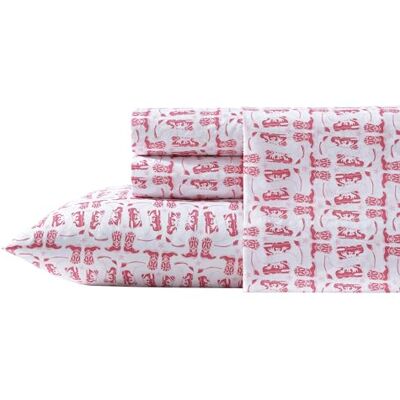 Wrangler Parure de lit pour grand lit, parure de lit super douce, décoration d'intérieur confortable, certifiée Oeko-Tex (bottes Knockin rose, grand lit) Wrangler Parure de lit pour grand lit, parure de lit super douce, décoration d'intérieur confortable, certifiée Oeko-Tex (bottes Knockin rose, grand lit)