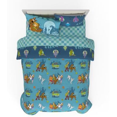 Franco Couette et parure de lit, en microfibre, Scooby Doo, grand lit Franco Couette et parure de lit, en microfibre, Scooby Doo, grand lit