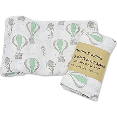 Chickwing Couverture pour Bébé de Qualité, Chickwin Coton Ultra Douce et moelleuse Gigoteuse Couverture pour Poussettes ou Lits Bébé Housse Couette de Serviette (ballon,120 * 120cm) Chickwing Couverture pour Bébé de Qualité, Chickwin Coton Ultra Douce et moelleuse Gigoteuse Couverture pour Poussettes ou Lits Bébé Housse Couette de Serviette (ballon,120 * 120cm)