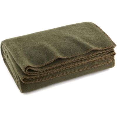 Everone Couverture ignifuge Olive Drab 80% laine – 167,6 x 228,6 cm. Everone Couverture ignifuge Olive Drab 80% laine – 167,6 x 228,6 cm.